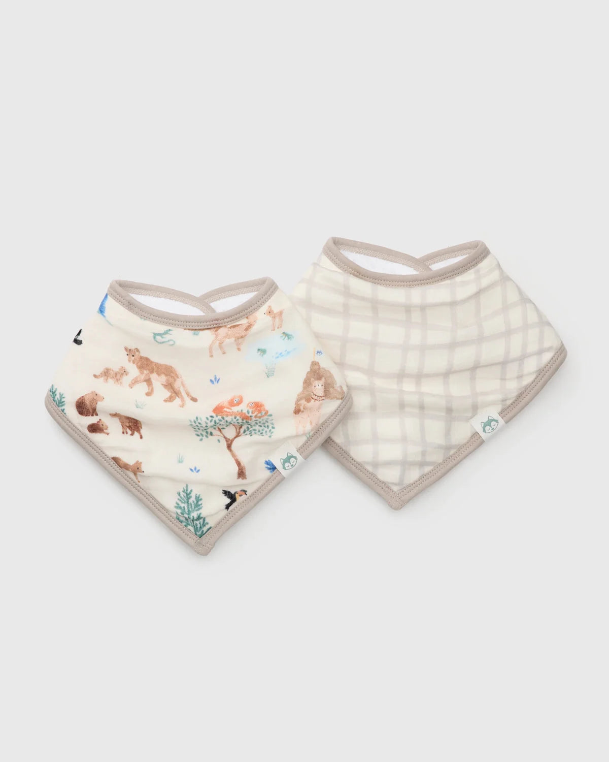 Loulou Lollipop Muslin Bandana Bib Set - Various Styles