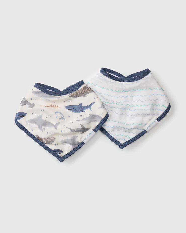 Loulou Lollipop Muslin Bandana Bib Set - Various Styles