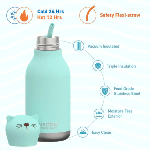Asobu 16oz Bestie Bottle - Cat