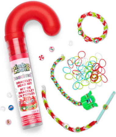 Rainbow Loom Beadmoji Candy Cane Bracelet Bead Kit