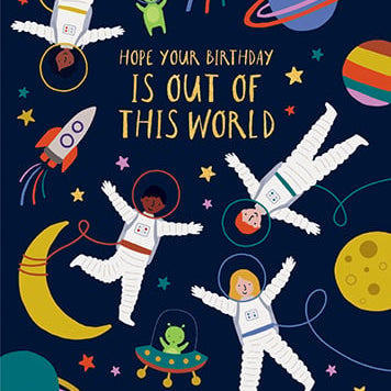 Birthday Card Out of This World
