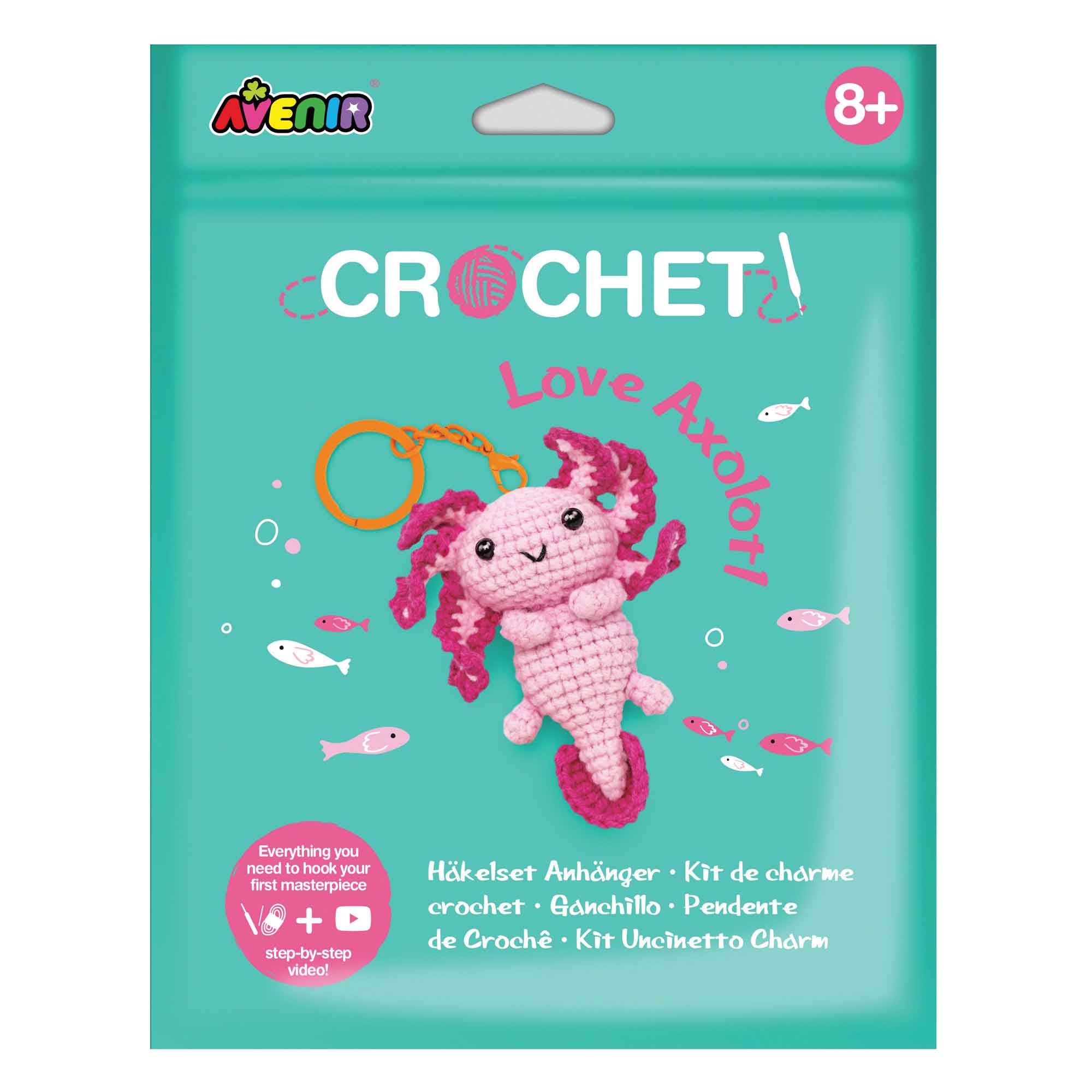 Avenir Crochet - Love Axolotl