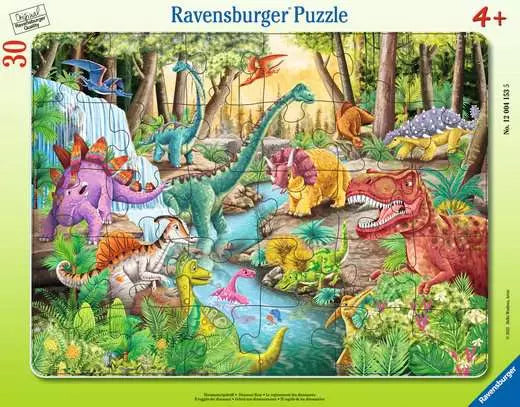 Ravensburger 30 Piece Frame Puzzle - Dinosaurs Roar