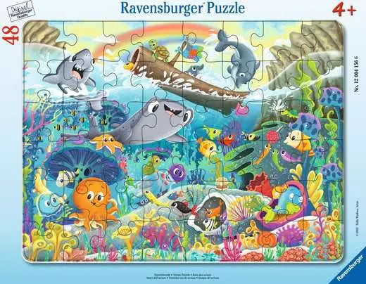 Ravensburger 48 Piece Frame Puzzle - Ocean Friends