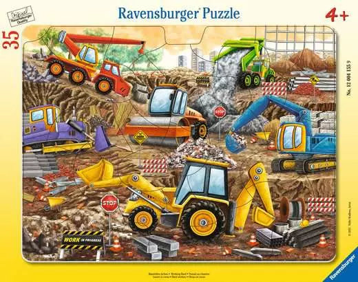 Ravensburger 35 Piece Frame Puzzle - Working Hard