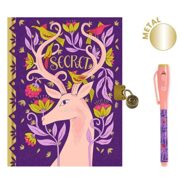 Djeco Secret Notebook and Magic Marker - Melissa