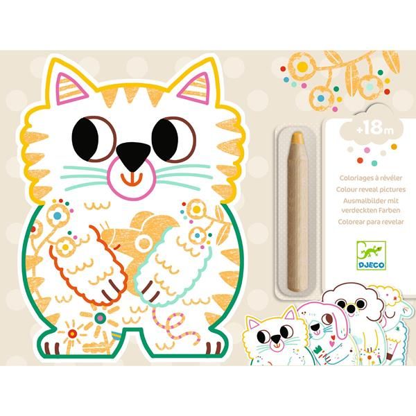 Djeco Magic Colouring - Domestic Animals