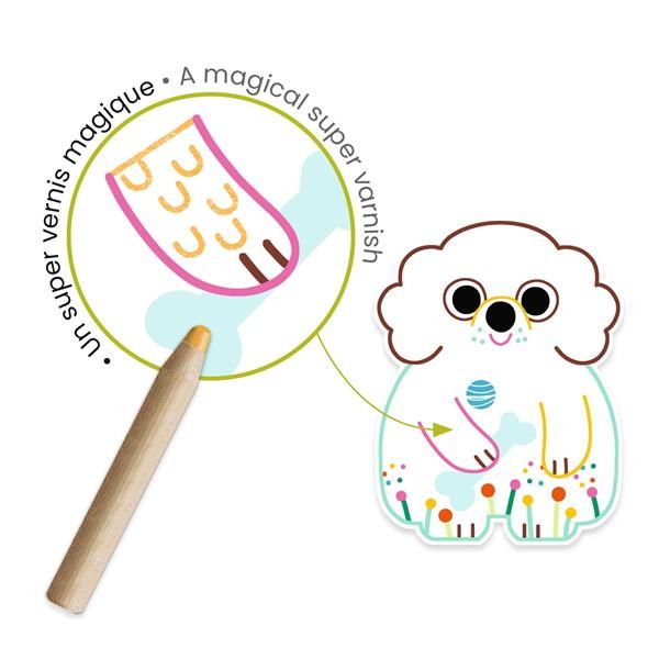 Djeco Magic Colouring - Domestic Animals