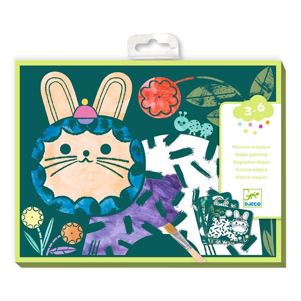 Djeco Magic Reveal Paint - Dressed Up Animals