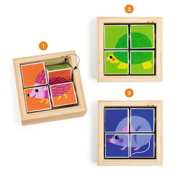 Djeco Wooden Puzzle - Tournibist