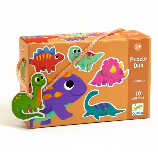 Djeco 2pc Puzzles - Dinos
