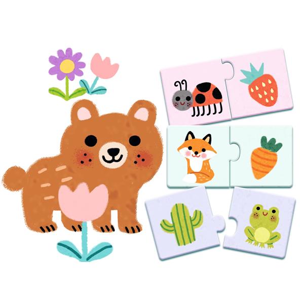 Djeco 2pc Puzzles - Colours