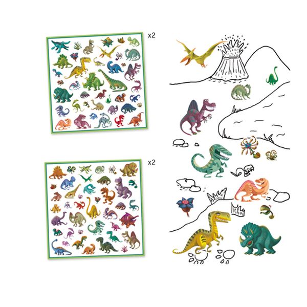 Djeco Stickers - Dinosaurs