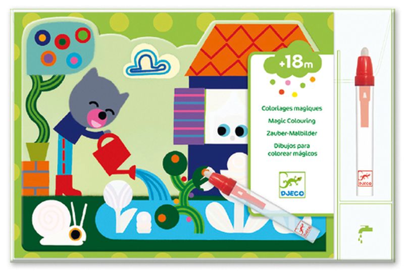 Djeco Magic Colouring - Hidden in the Garden