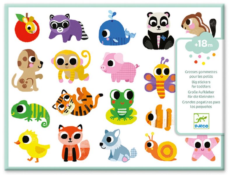 Djeco Stickers - Baby Animals