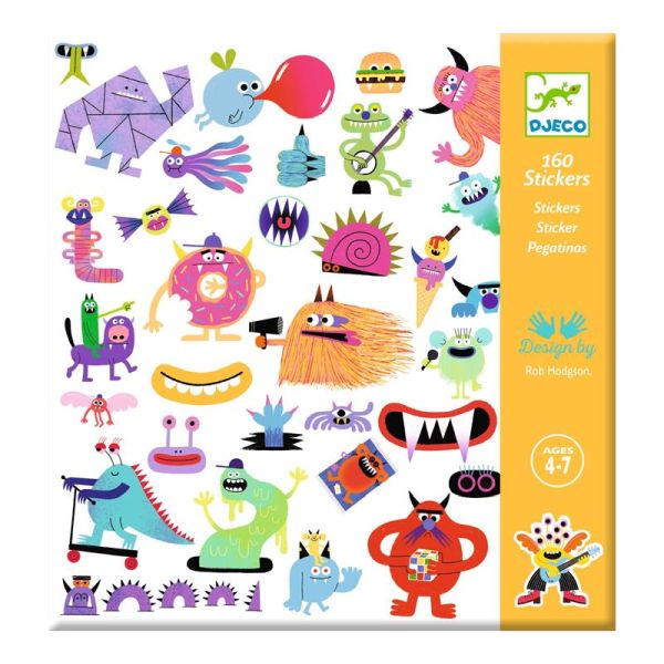 Djeco 160 Stickers - Various Styles