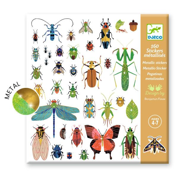 Djeco Metallic Stickers - Various Styles