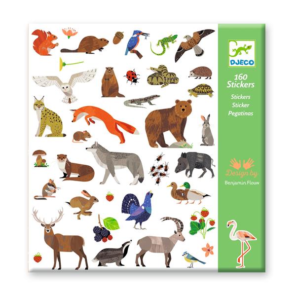 Djeco 160 Stickers - Various Styles