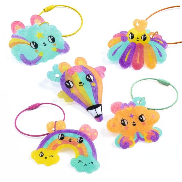 Djeco Artistic Plastic - Kawaii Keyring