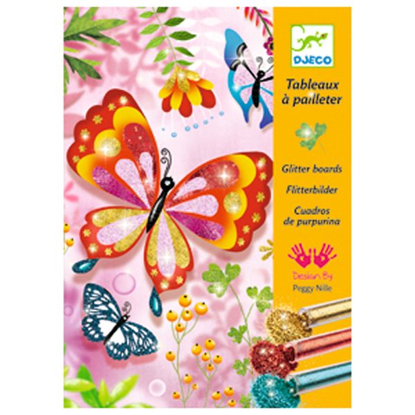 Djeco Glitter Boards - Butterflies