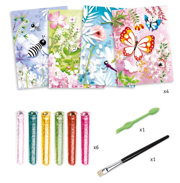 Djeco Glitter Boards - Butterflies