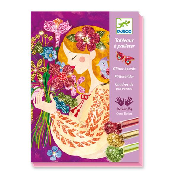 Djeco Glitter Boards - The Scent of Flowers