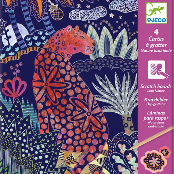 Djeco Scratch Cards - Lush Nature