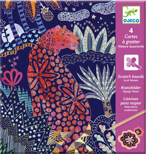 Djeco Scratch Cards - Lush Nature