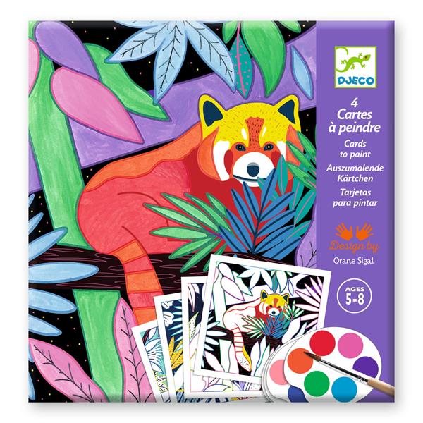 Djeco Cards to Paint - Selva