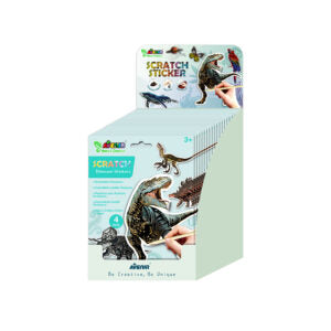 Scratch Sticker Dino