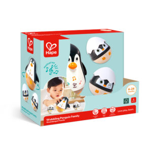 Hape Wobbling Penguin Family