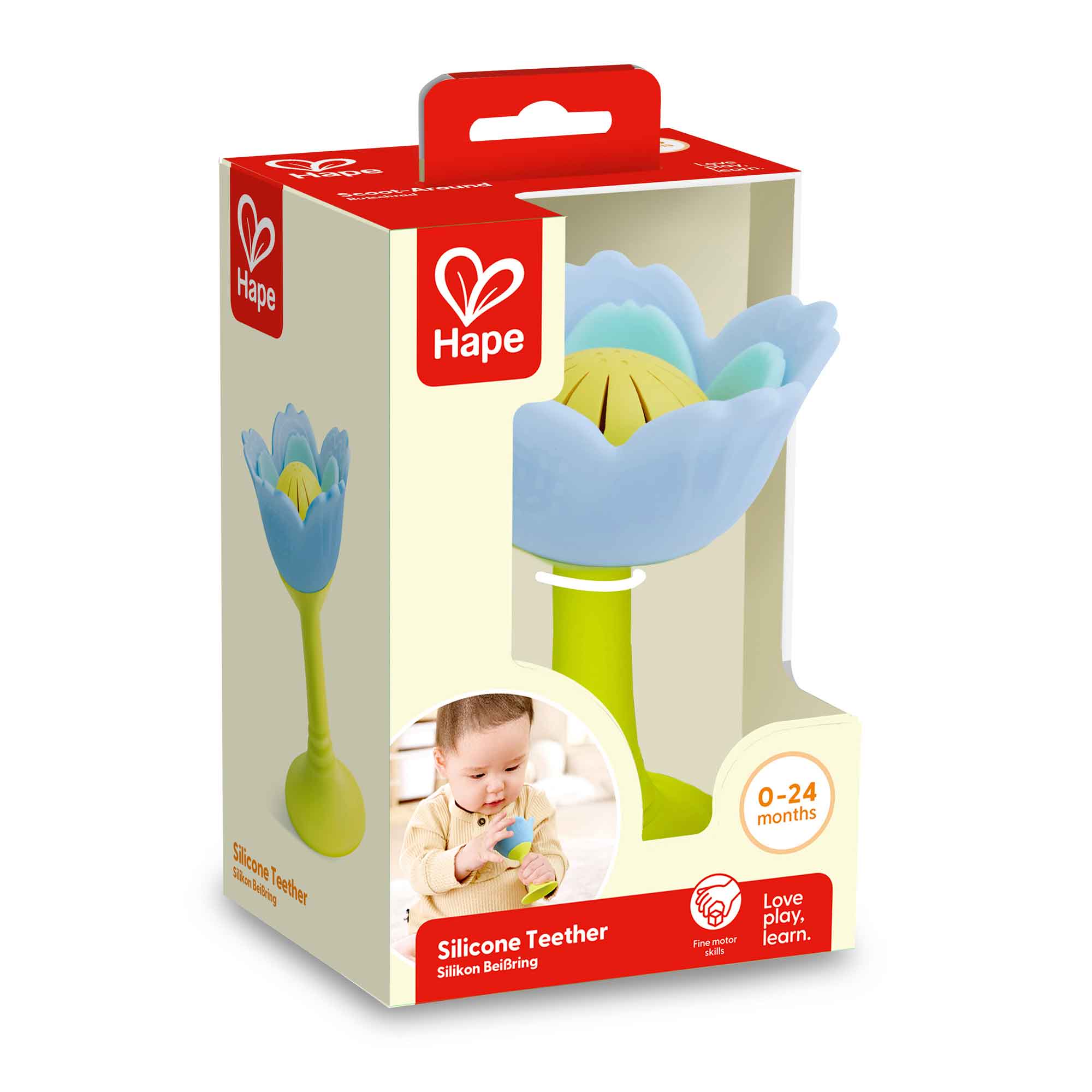 Hape Rattle & Teether Blue
