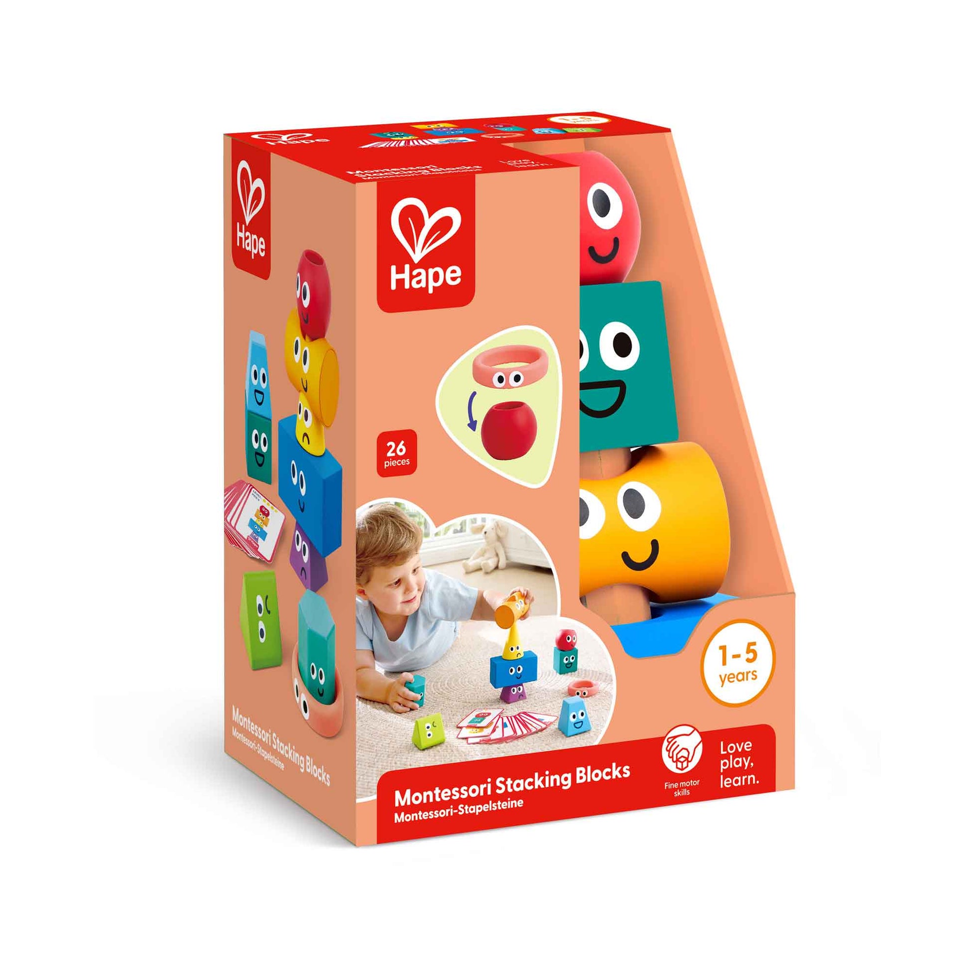 Hape Montessori Stracking Blocks
