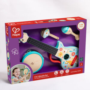 Hape 4-in-1 Percussion Set