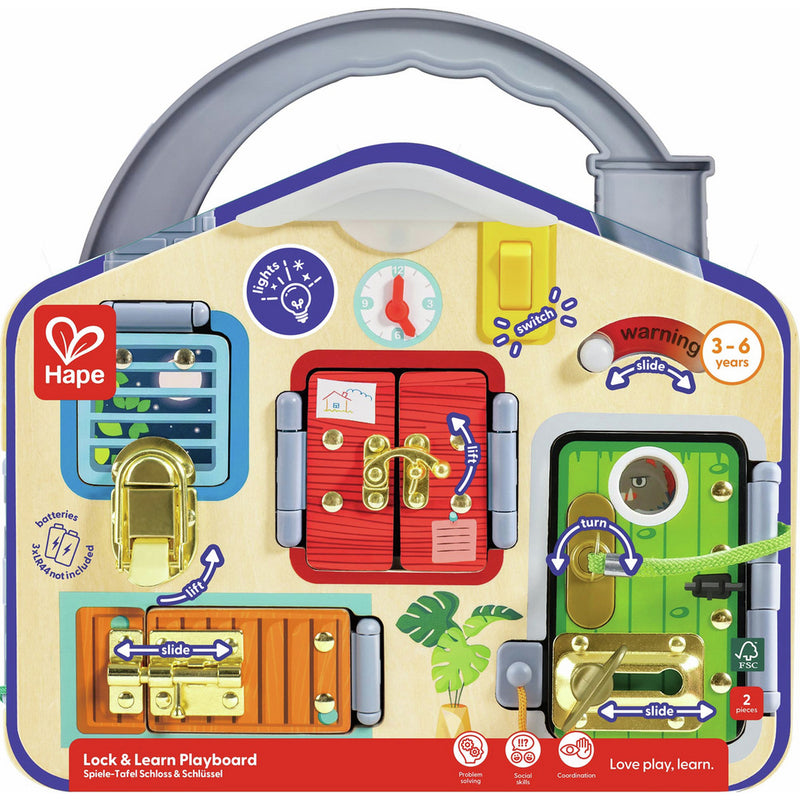 Hape Lock & learn Playboard