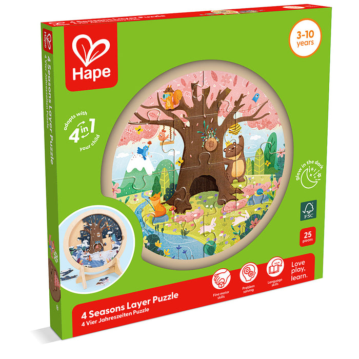 Hape 4 Seasons Layer Puzzle