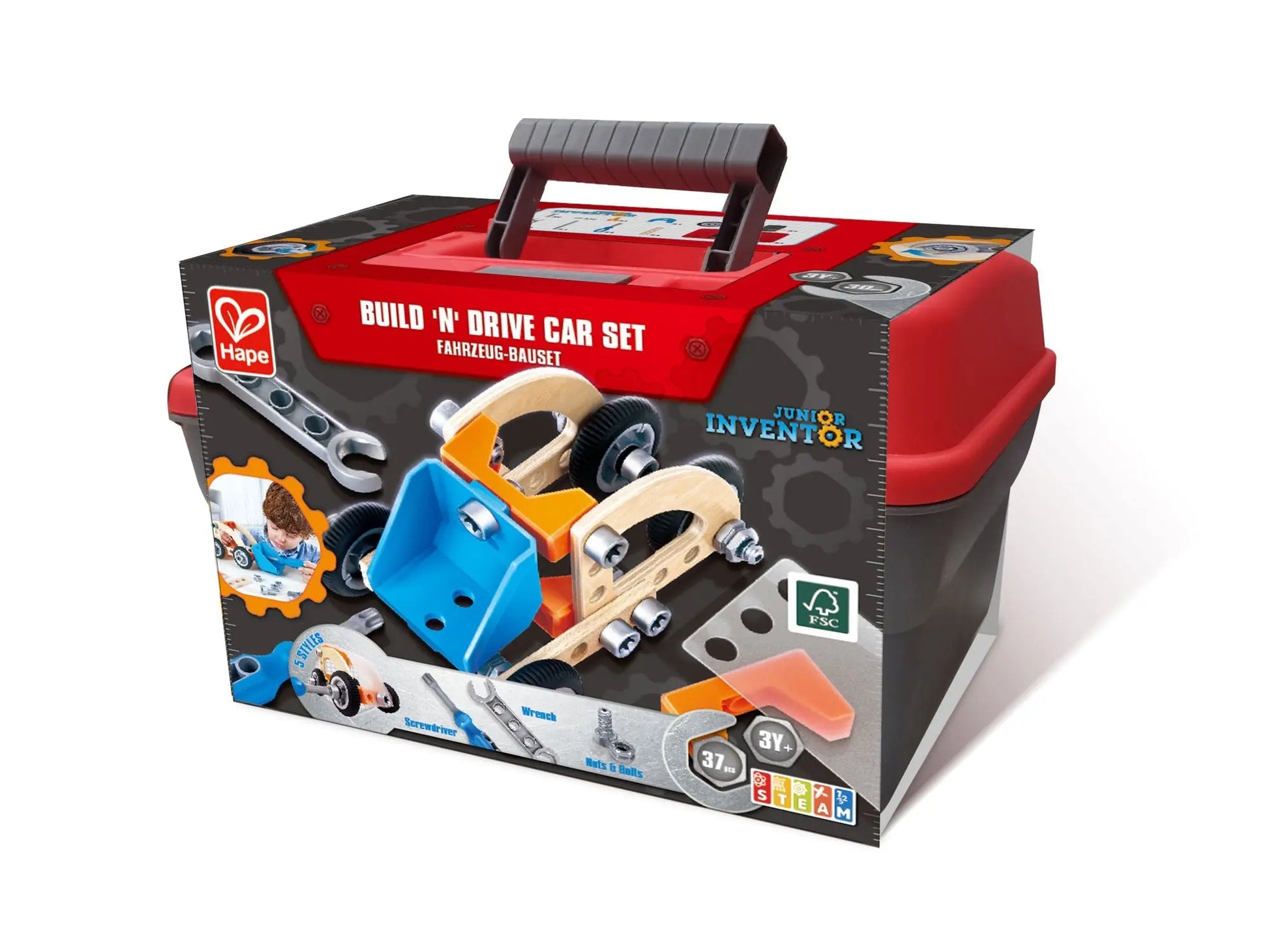 Hape Build ‘N’ Drive Car Set
