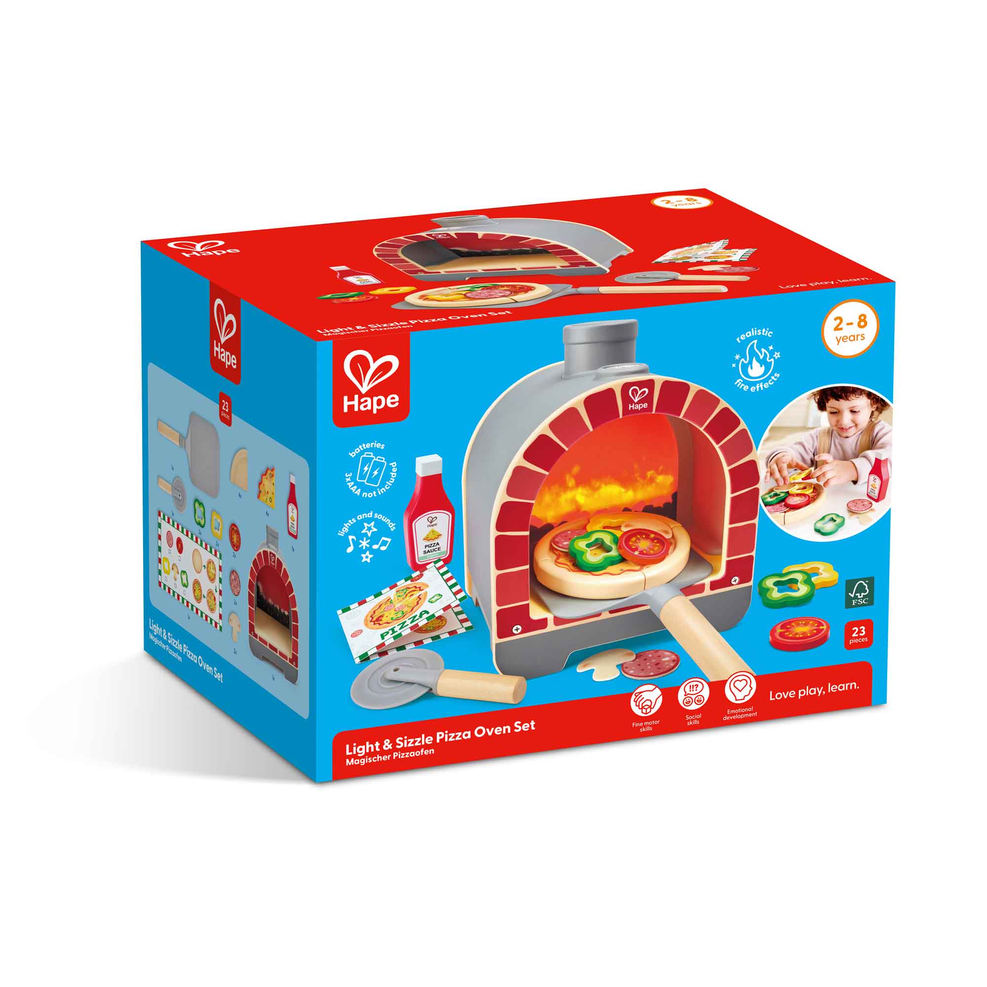 Hape Light & Sizzle Pizza Oven Set