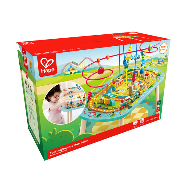 Hape Twisting Railway Maze Table
