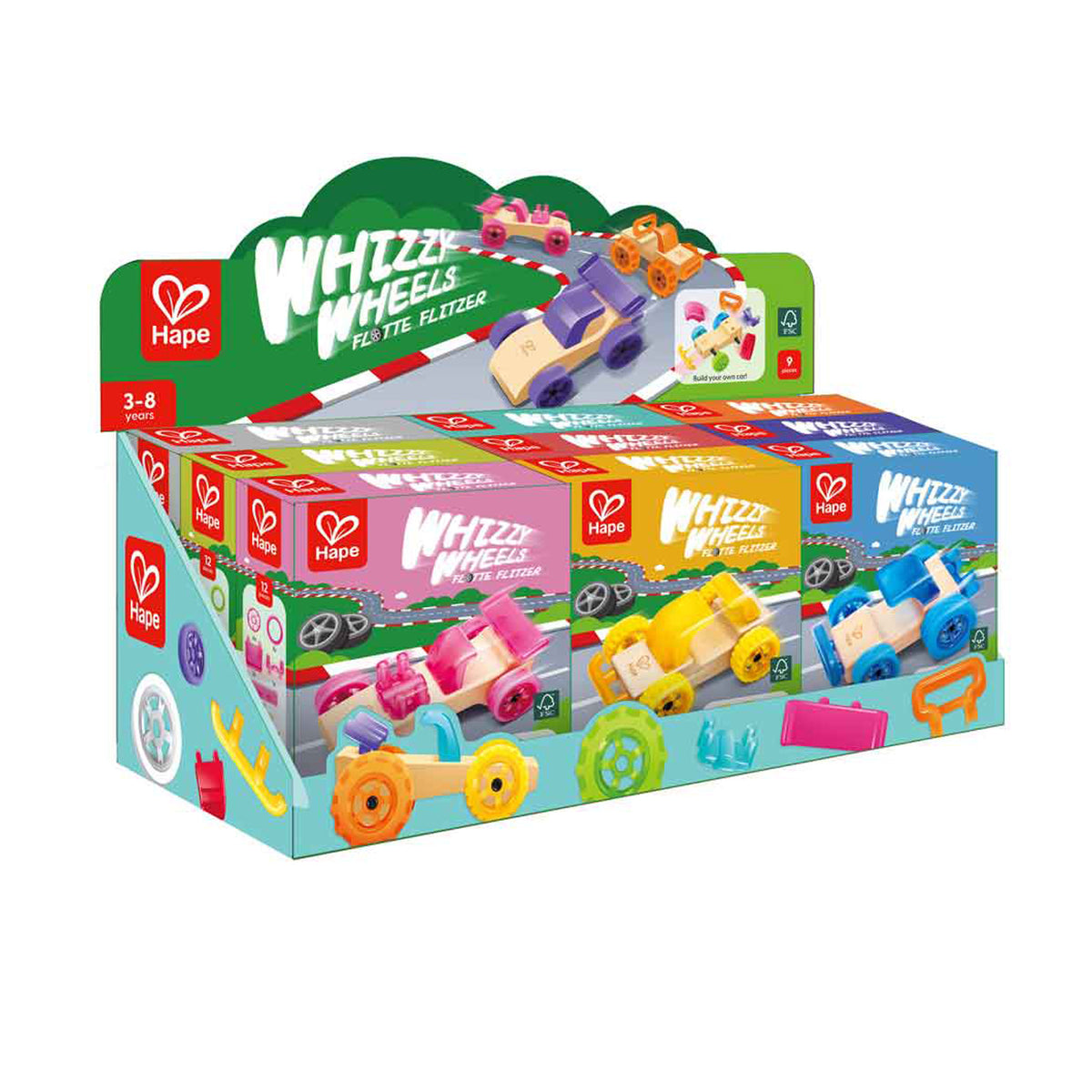 Hape Whizzy Wheels Pack