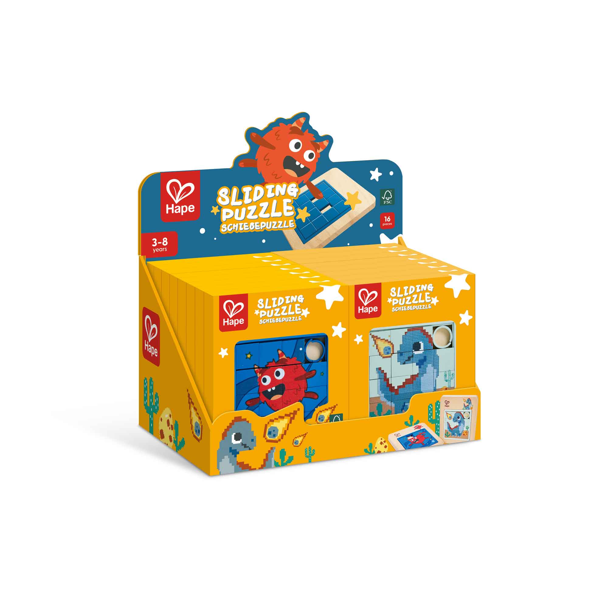 Hape Sliding Puzzle Pack