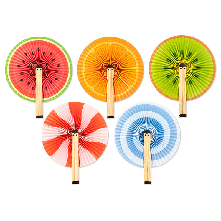 Fruity & Sweet Paper Fans - Various Styles