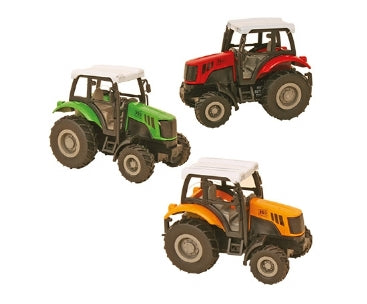 Diecast Pull Back Tractor - Various Colours