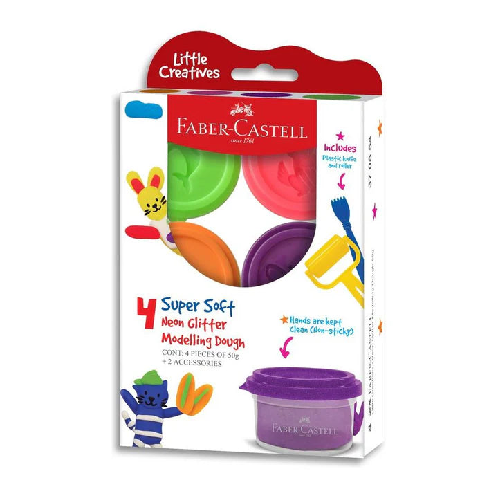 Little Creatives Super Soft Modelling Dough Set of 4