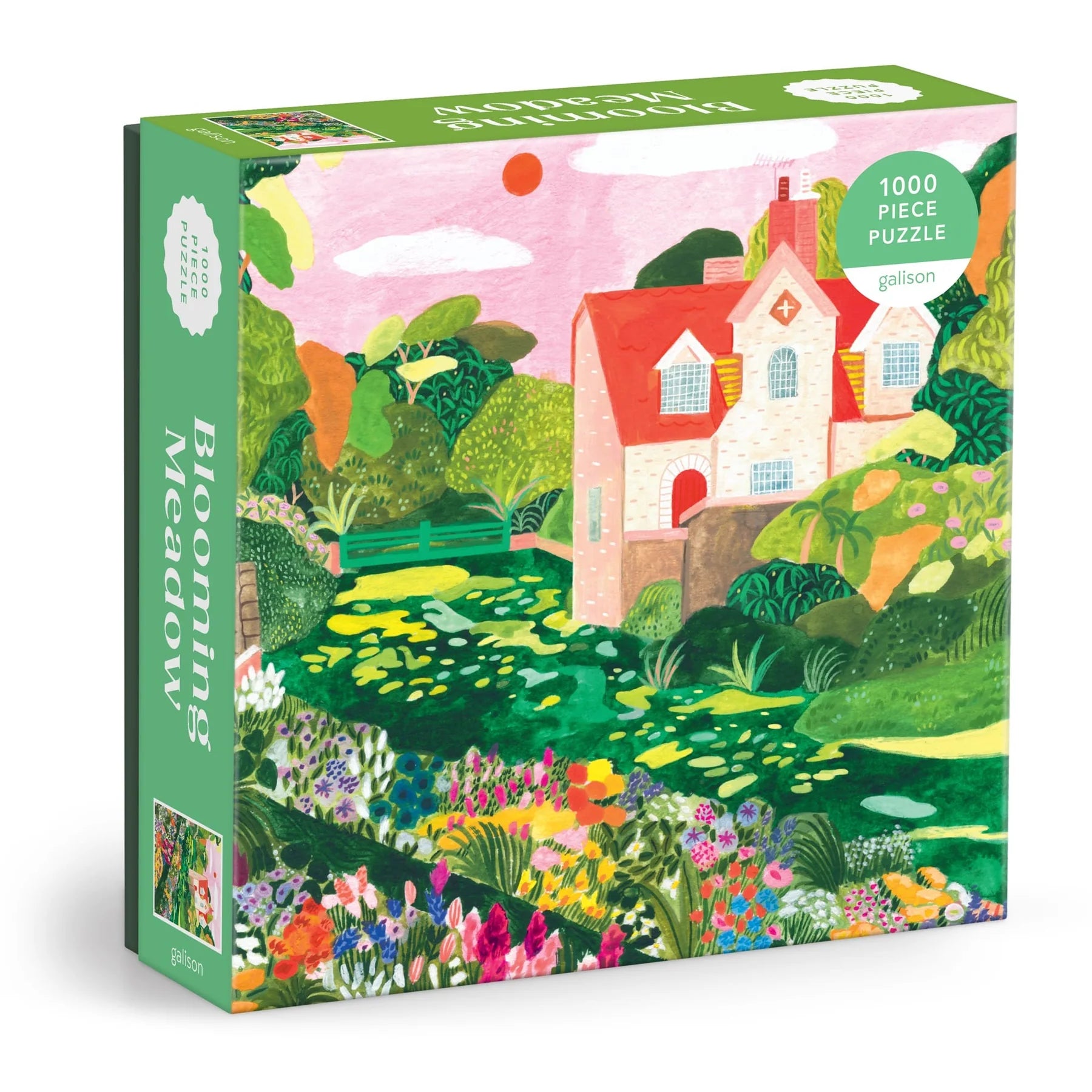 Galison 1000 Piece Puzzle - Blooming Meadows