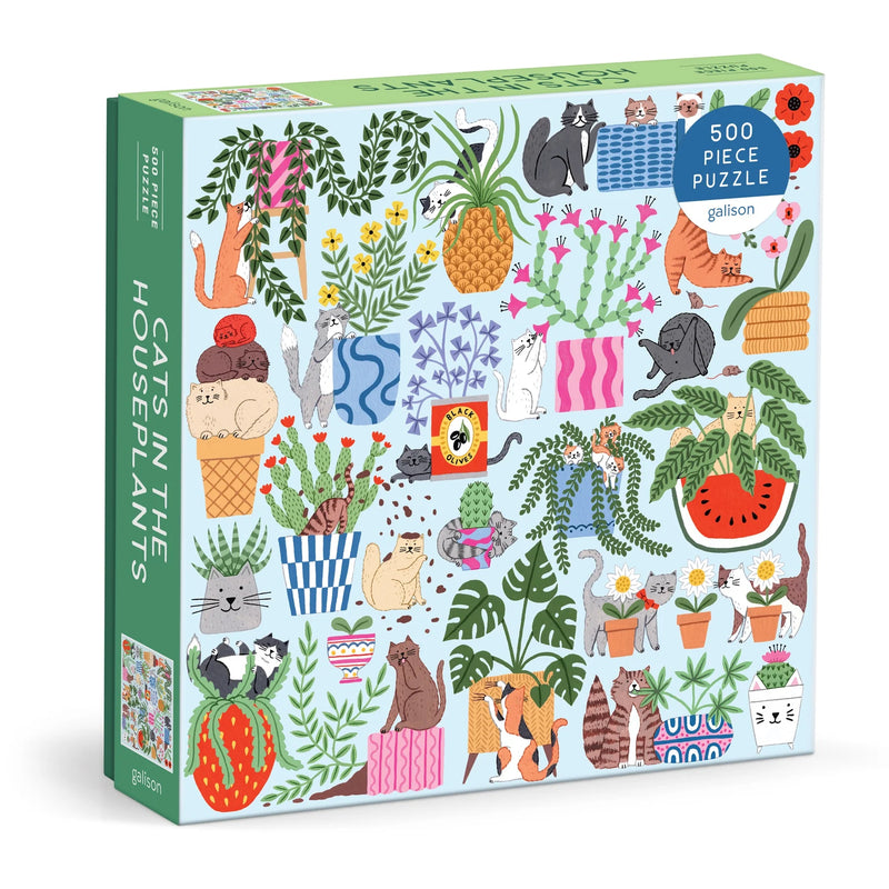 Cats in the Houseplants 500pc Puzzle