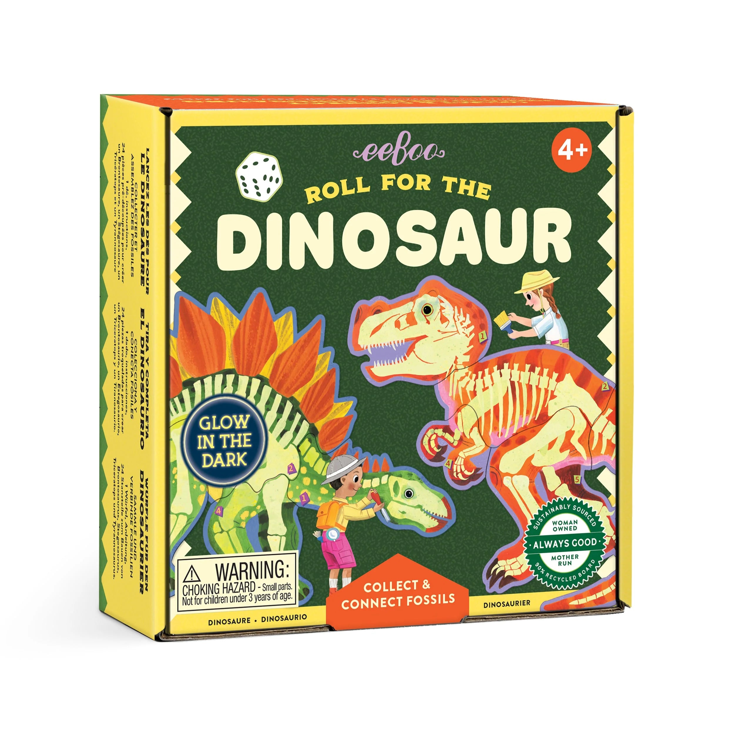 eeBoo Dinosaur Dice Game