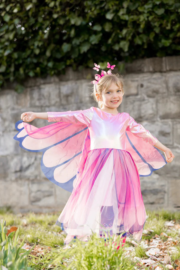 Great Pretenders Butterfly Twirl Dress with Wings- Various Sizes