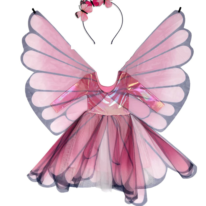 Great Pretenders Butterfly Twirl Dress with Wings- Various Sizes
