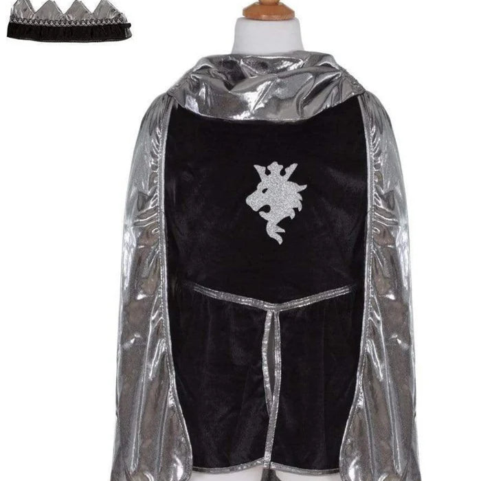 Great Pretenders Silver Knight with Tunic, Cape, and Crown Size: 5-6